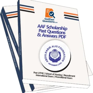 AAF Scholarship Past Questions and Answers PDF Download