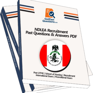 NDLEA Recruitment Past Questions and Answers PDF 2026